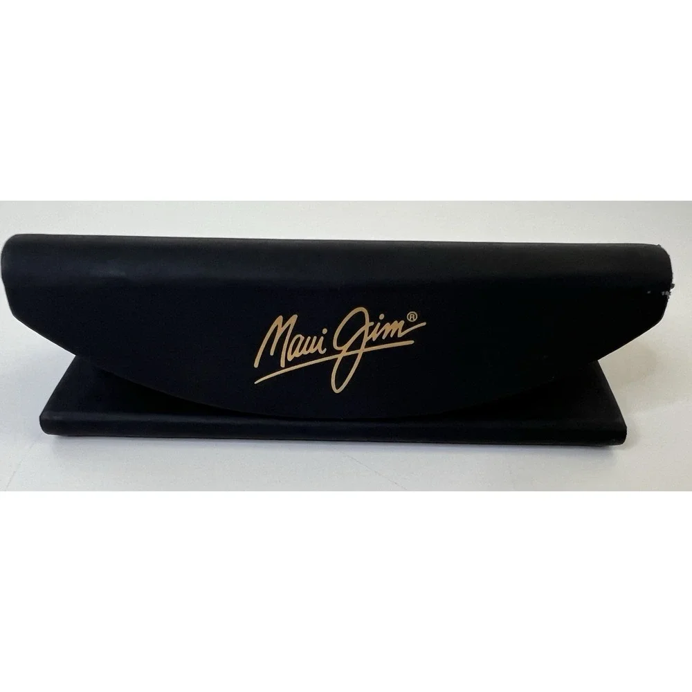 Maui Jim Eyeglasses Cases Black Tri Folding Case CASE ONLY Flat
